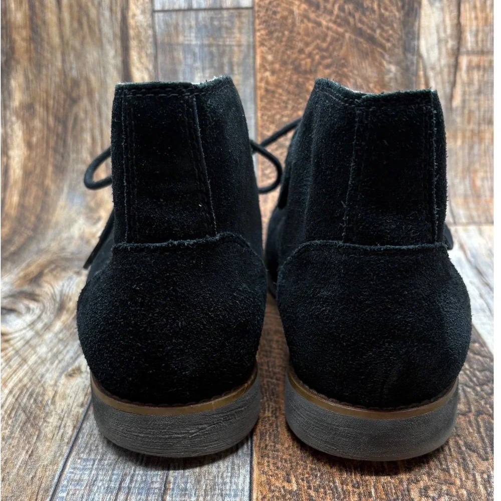 Buks by Walk-Over Mens Black Suede Chukka Desert Boots Size 10 M B01403 CCHG14